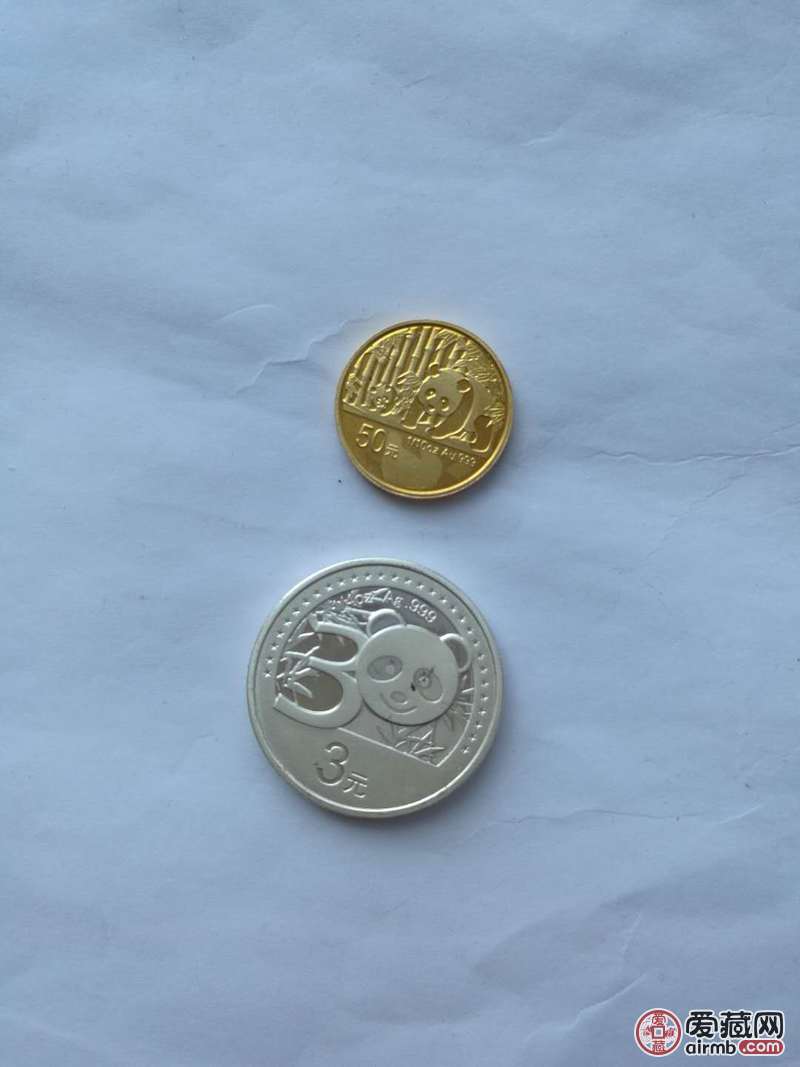 中国熊猫金币发行三十周年金银纪念币,金币-爱藏鉴定:存疑-爱藏网