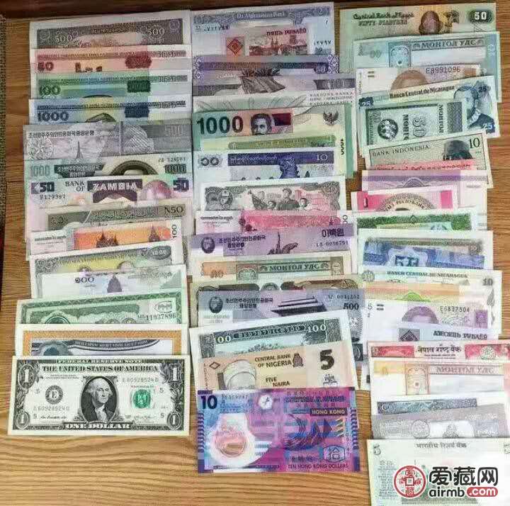 大量 批发 52国家 钱币