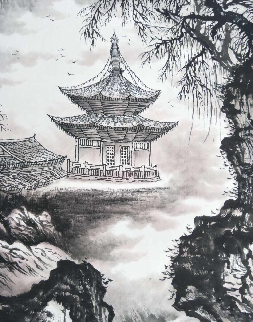 新品来袭,【锦绣山河】中堂画一