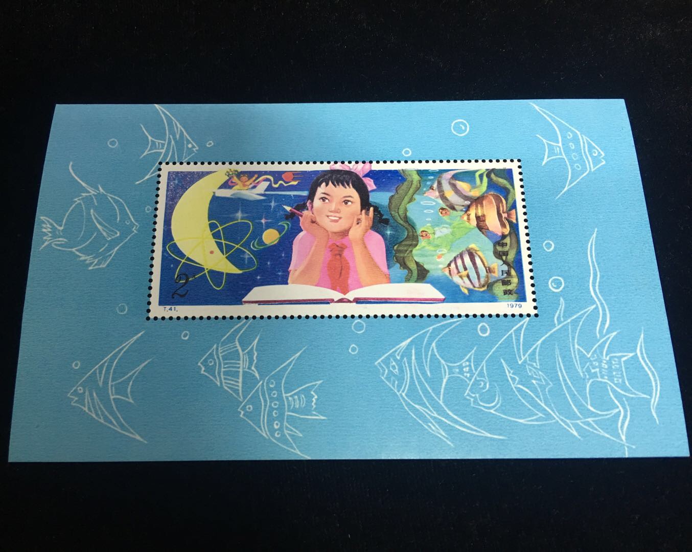 t41 从小爱科学(小型张) 【藏品名称】从小爱