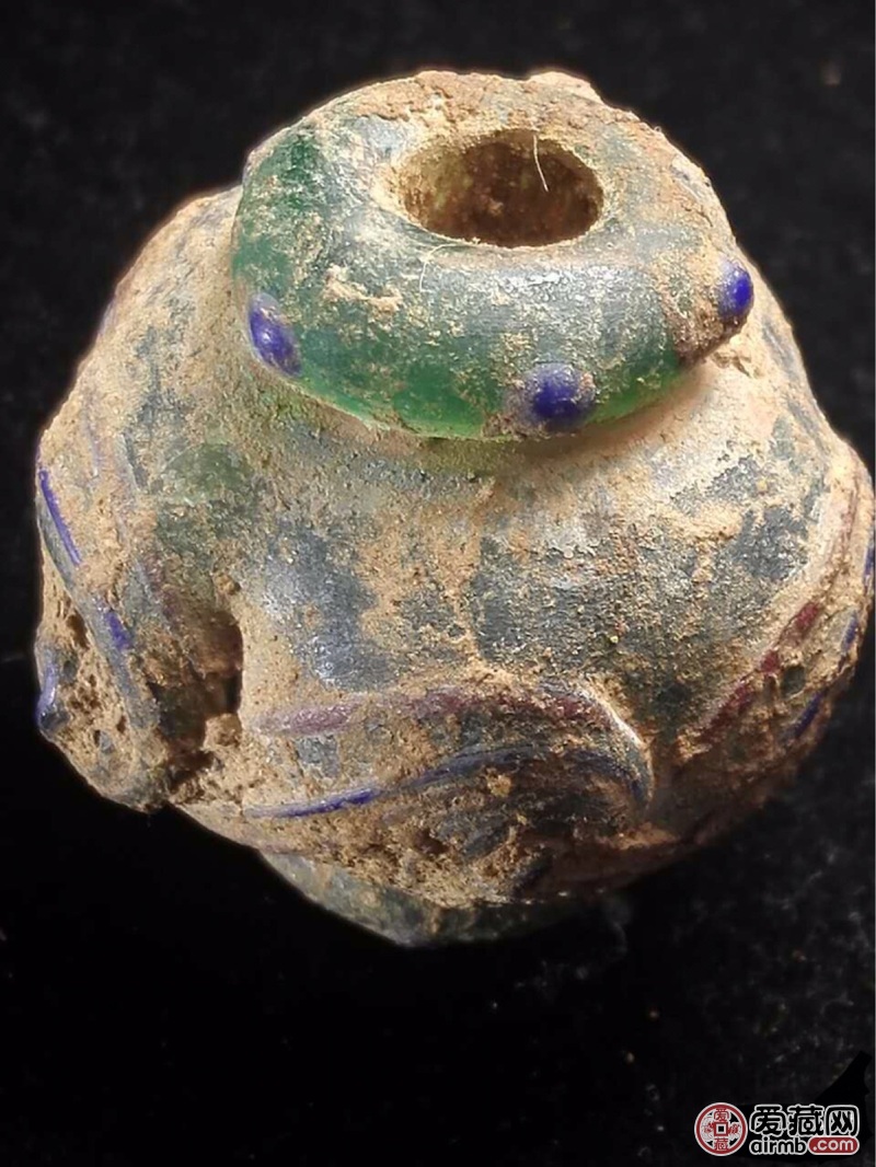 唐-琉璃珠 尺寸3.1-2.