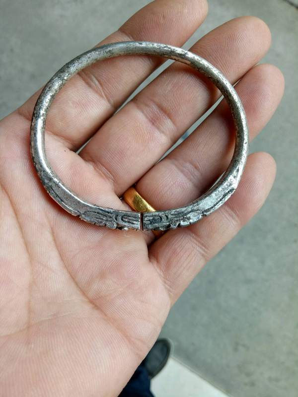 老银龙头手镯
