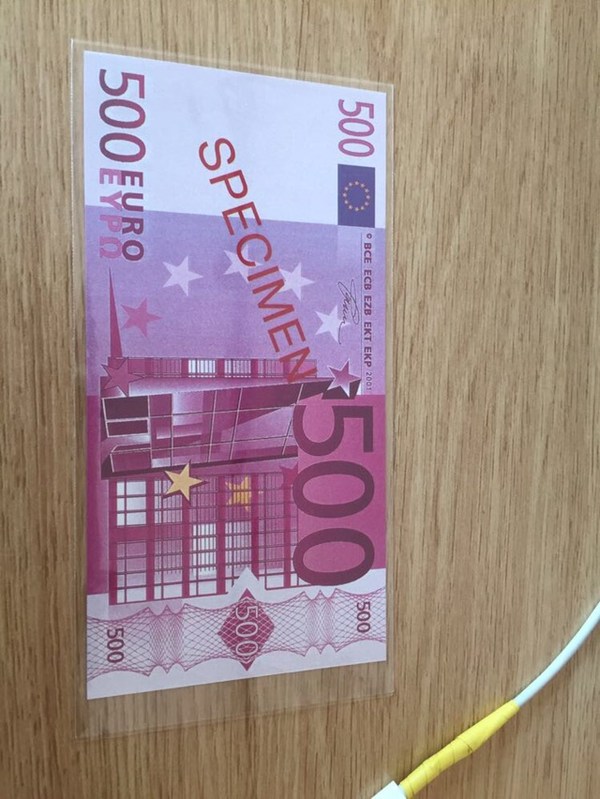 欧元500票样,欧洲带回真假_图片_价格_评级-3版币-爱藏网