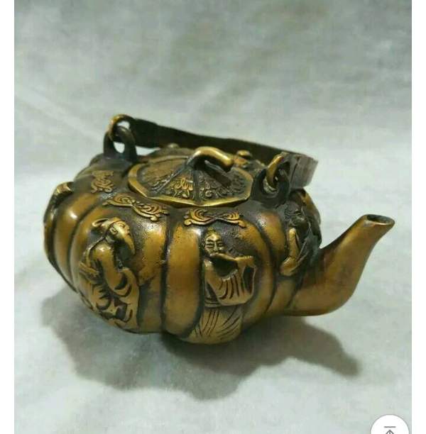 八仙铜壶,不懂,不知真伪,自己鉴别,供收藏者鉴赏.