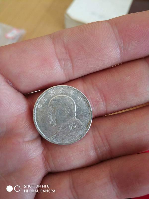 大头二毛带底光中华民国五年手机自然光拍摄品