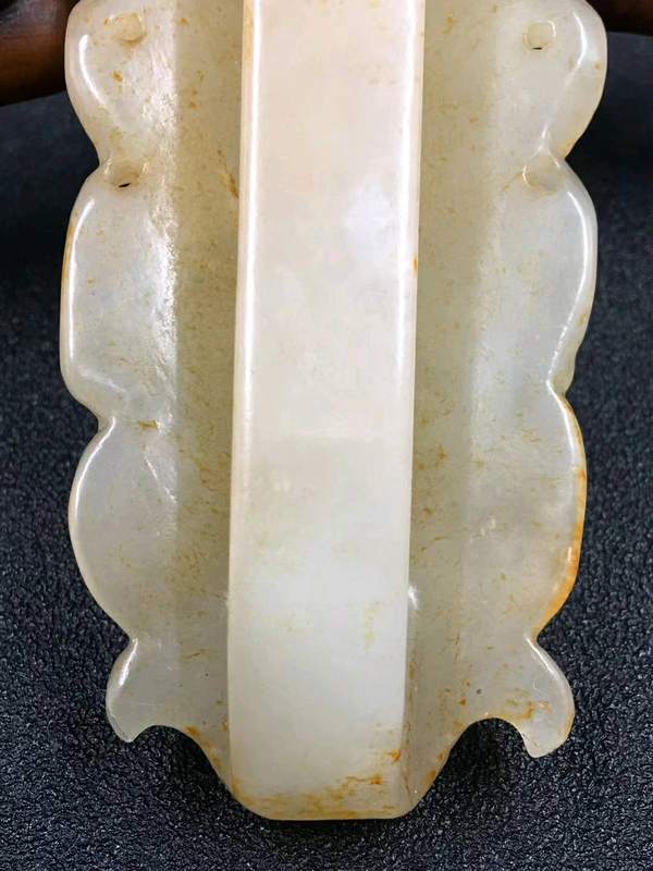 晚清和田玉皮带扣尺寸87x4x2cm重66