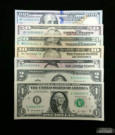 【美元全套面值$188】 【保真拍卖,支持鉴定】