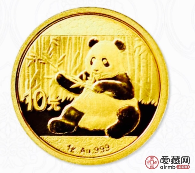 熊猫金币10元面值全套2016