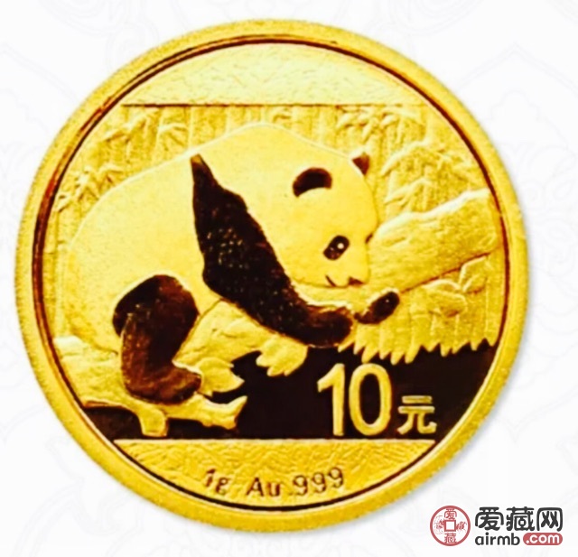熊猫金币10元面值全套2016