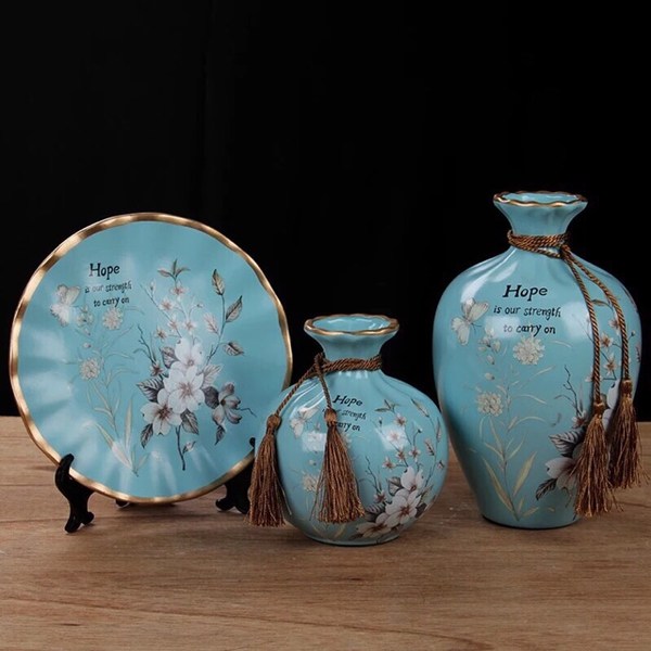 欧式陶瓷工艺3件套