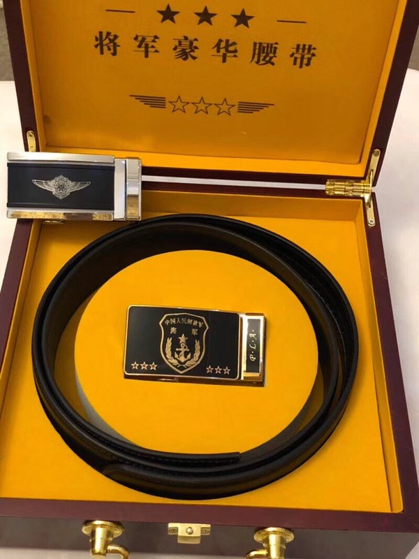 手提式将军豪华腰带单扣头礼盒送礼高端大气军种