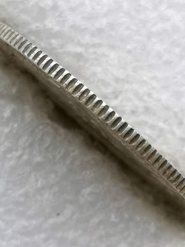 美品老包浆坐洋贰角大开门一眼真入骨包浆边齿