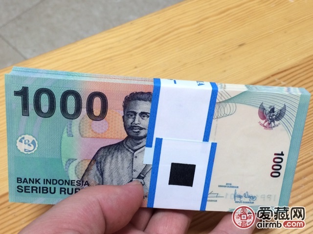 印尼1000元.全新100连号