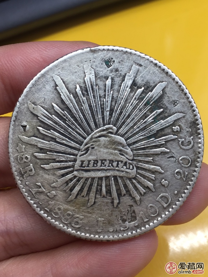 1枚墨西哥鹰洋原汁原味状态