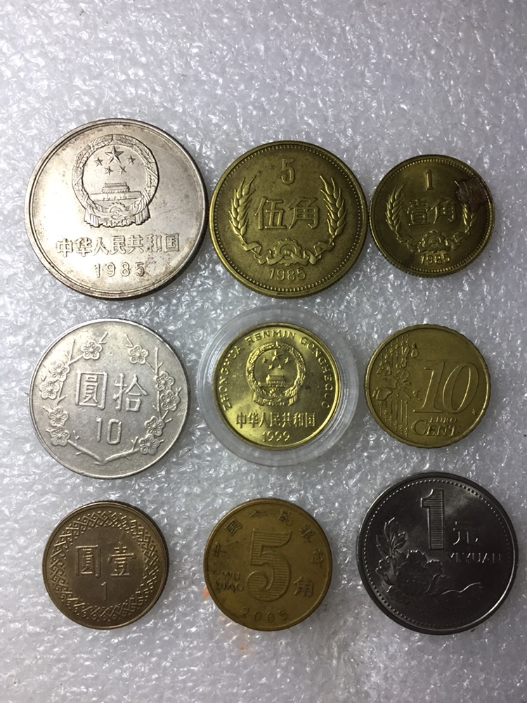 硬币的种类图片