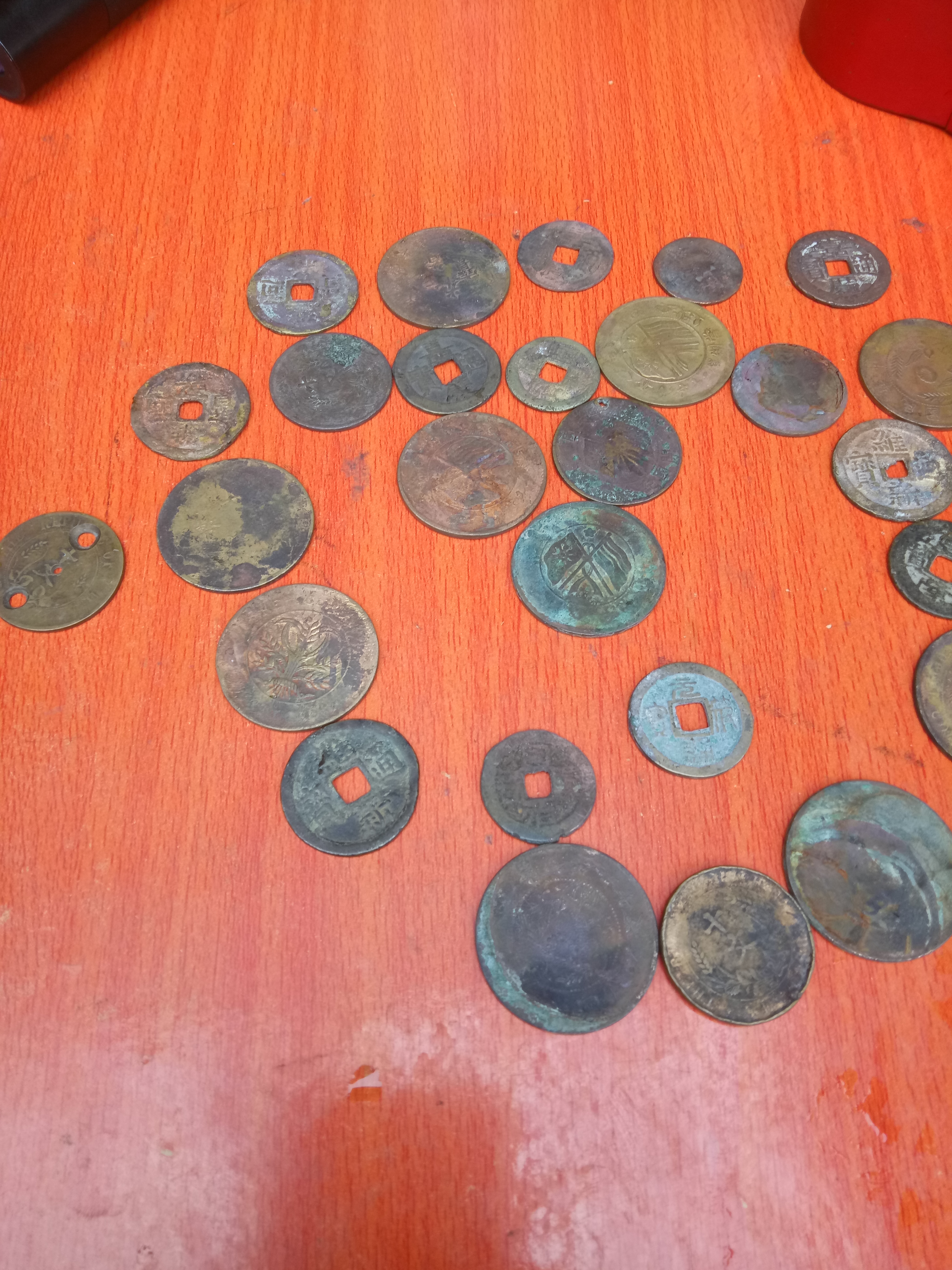 古代铜钱铜板次品共计30个,品