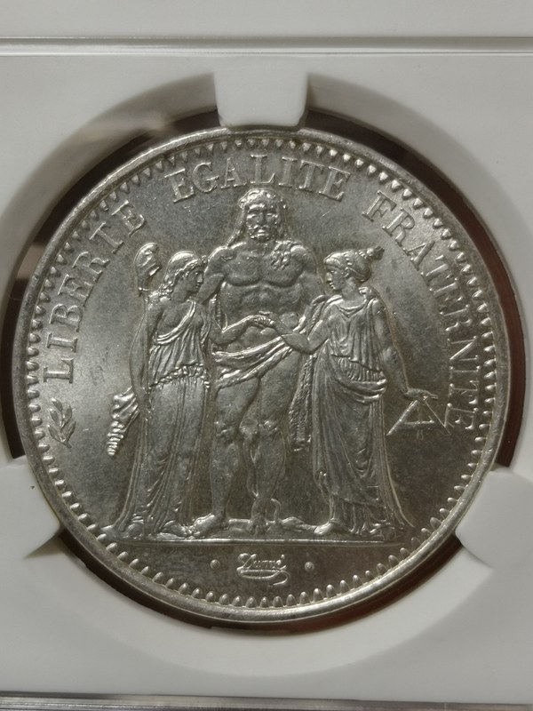 长誉评级,法国大力神10法郎银币重25克真假_图片_价格_评级-银元银锭