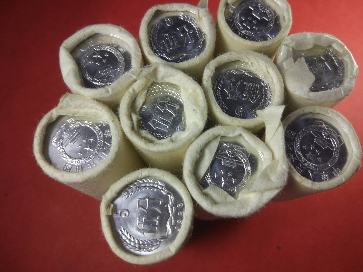 1986年5分硬币10卷,共5