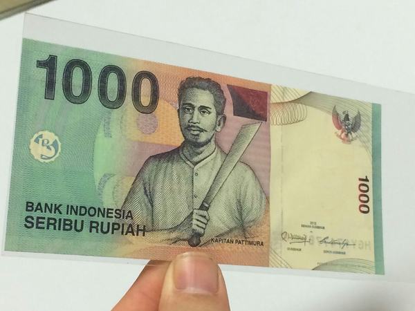 印度尼西亚1000元,全新10张连号.