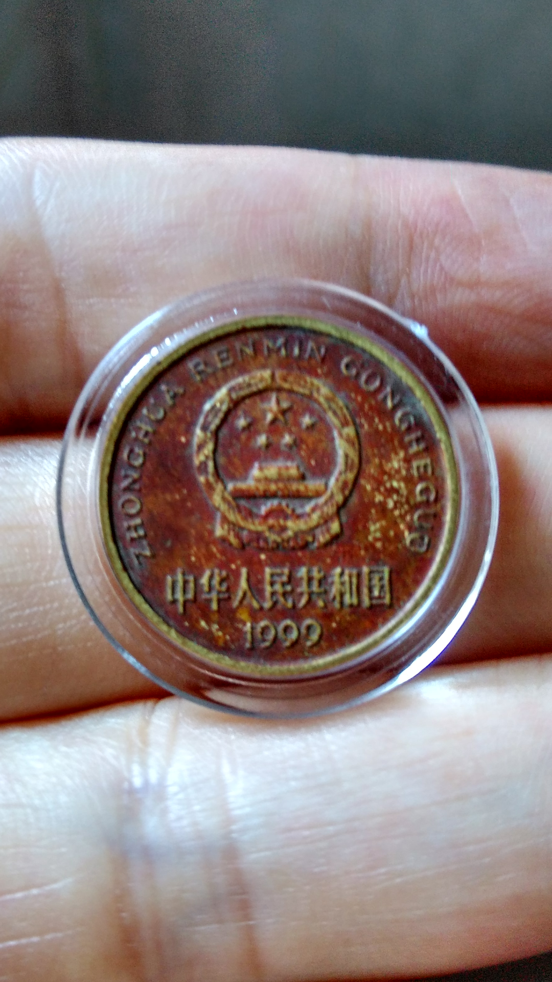 1995年牡丹一元硬币1