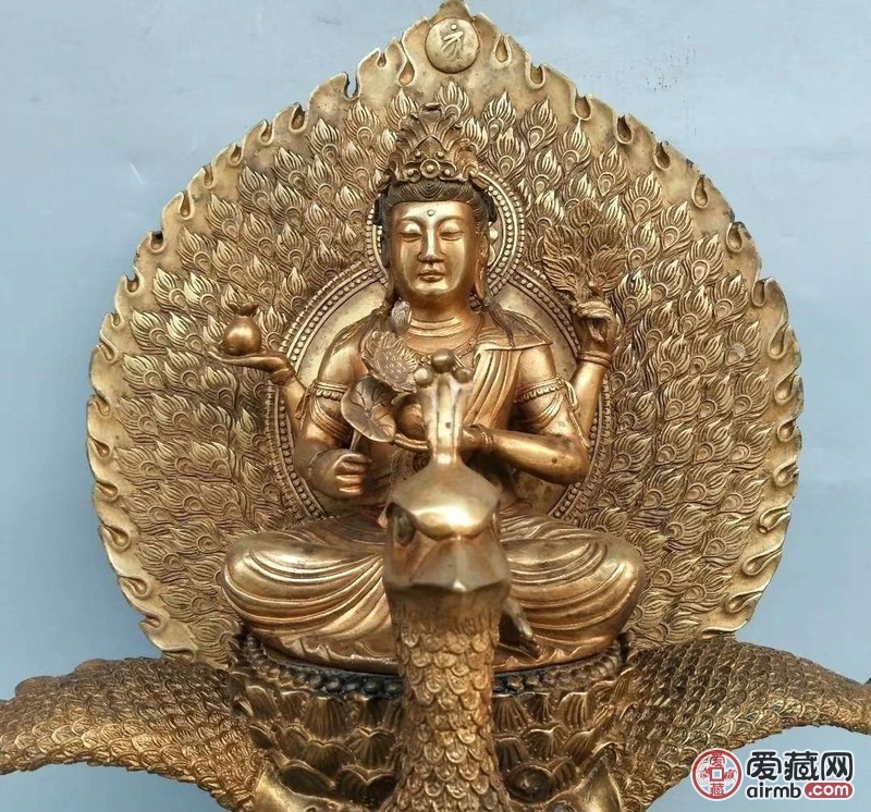 鎏金佛像《大鹏金翅佛像》 