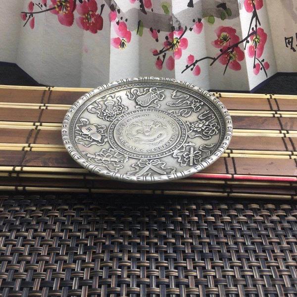 精品八仙过海盘子,精美图案尺寸看图品相极真假_图片