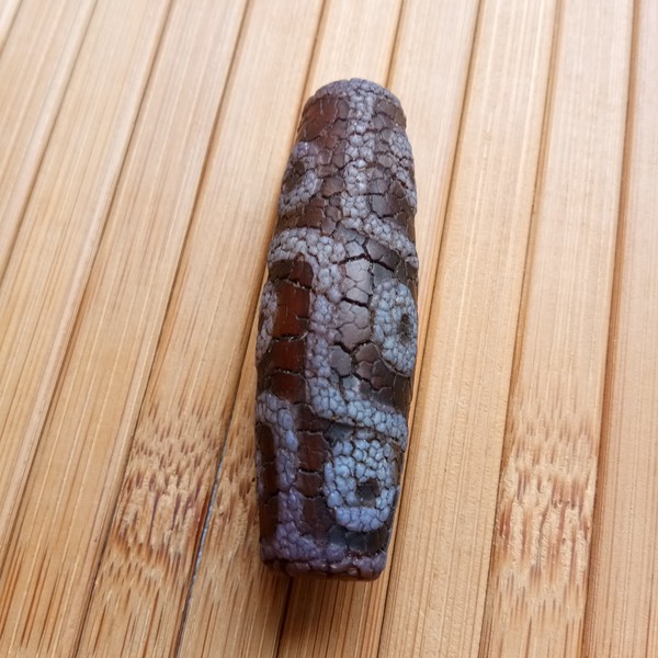 藏传龙鳞九眼天珠