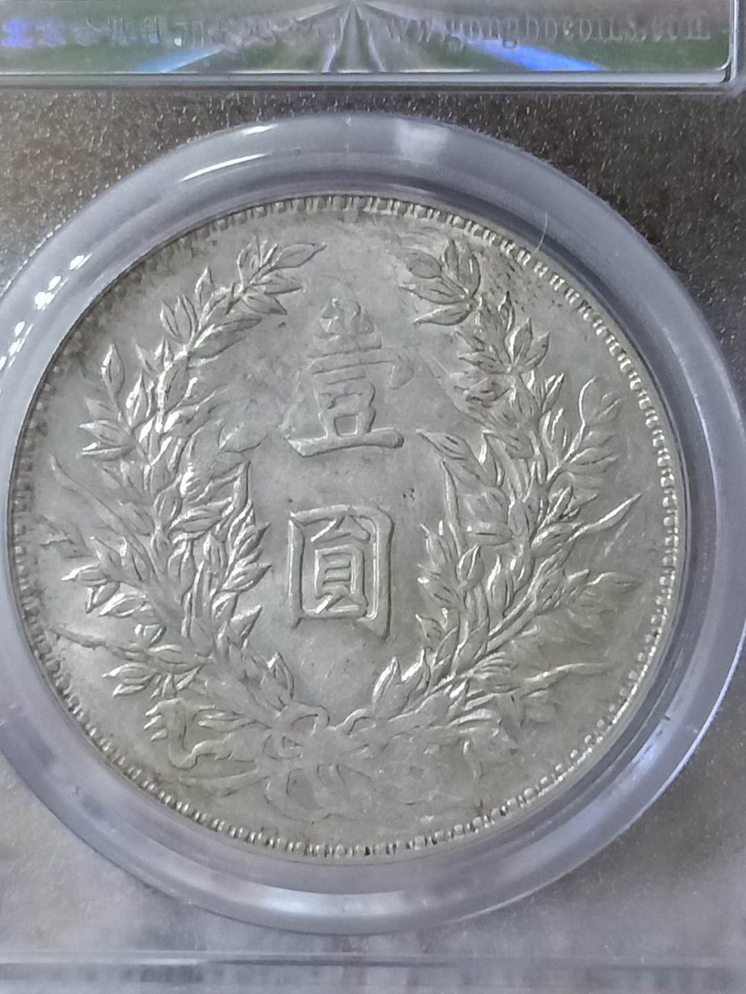 大头三年,竹节花三角元,评级币