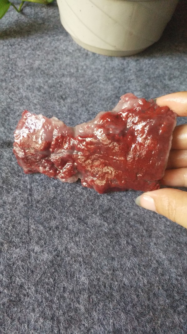 桂林鸡血玉鸡血石毛料原石大红袍产地直销实体店