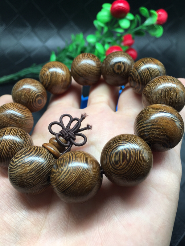 天然鸡翅木手串低价起拍,0 1竞拍,,真假_图片_价格_评级-工艺作品-爱