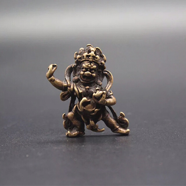 纯铜挂件口袋佛单独站不住重约15克左右造型