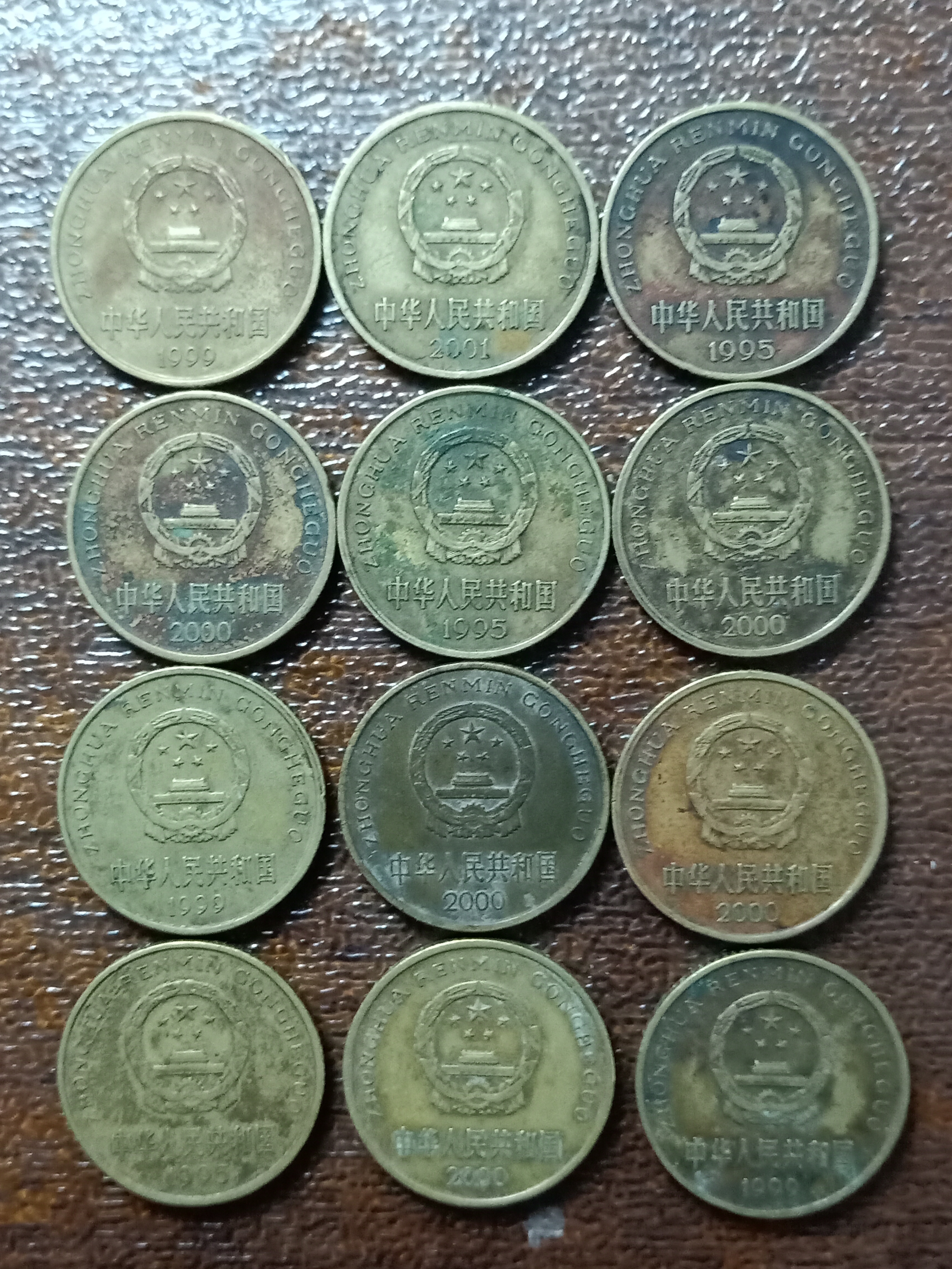 梅花普年浅包浆十二枚一起拍,欢