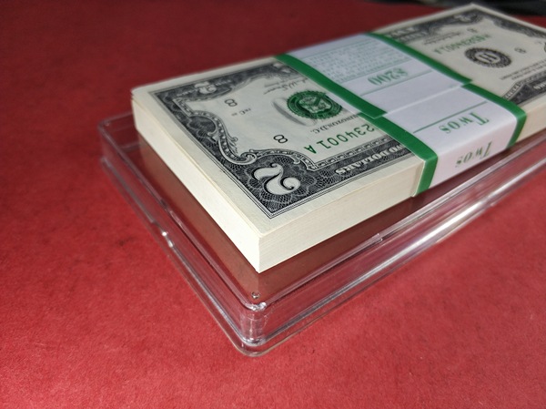 03年的2美元一刀,号码:05234001,,百连