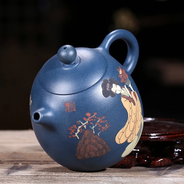 名称彩绘龙蛋壶作者韩培东优秀青真假_图片_价格_评级-陶瓷紫砂-爱藏