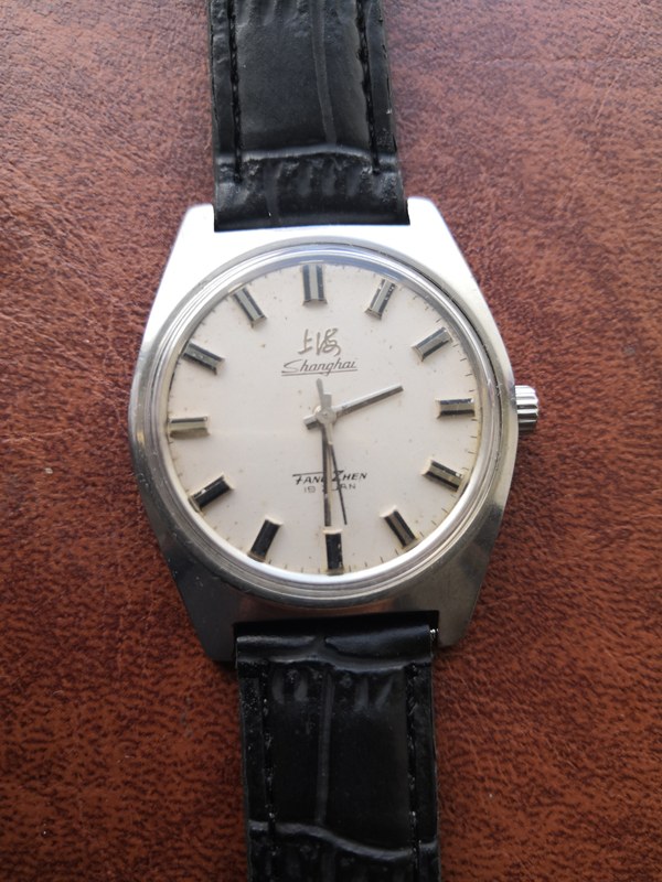 70年代老上海牌手表7120-616型,钻统一机芯