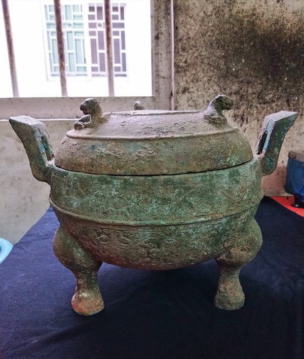 战国青铜鼎,两耳间直径26公分,高20公真假_图片_价格_评级-文玩杂项
