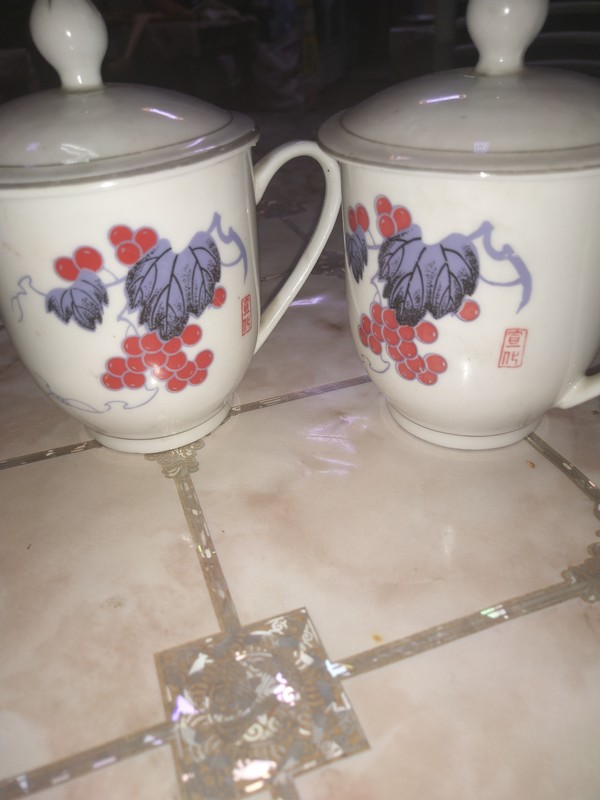 老瓷杯宣化二瓷70年代左右得东西农村第