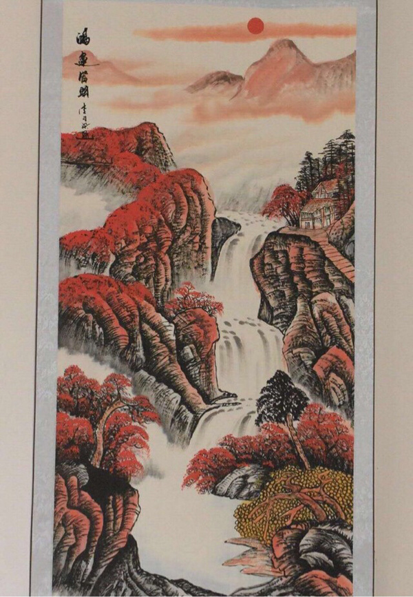 新品来袭,鸿运当头中堂画一幅名家作真假_图片_价格_评级-书画篆刻-爱