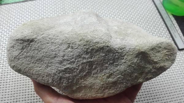 老敞口木那桃花春料皮壳紧密有淡淡的桃花春沙粒