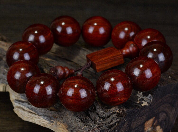 非洲小叶紫檀手串!直径20*1