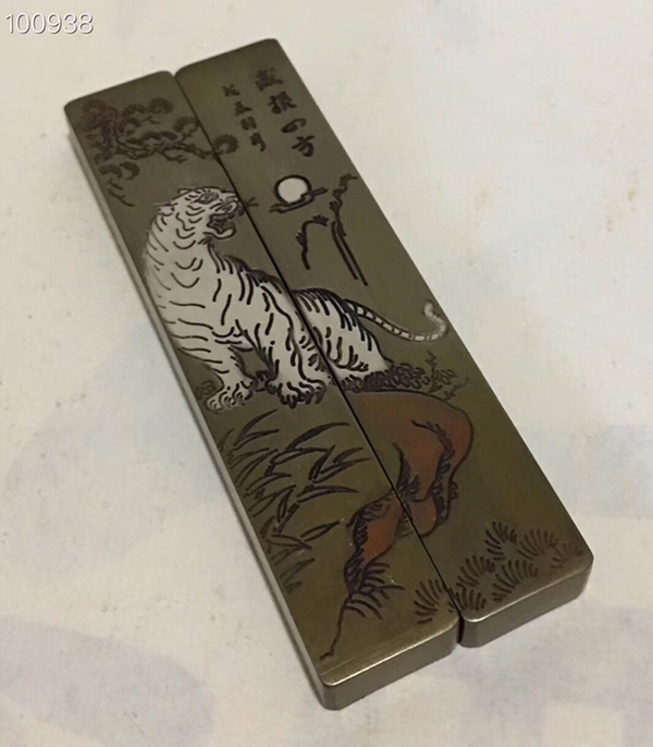 铜镇尺威震四方铜压尺做工精细工艺独特居家送礼材质