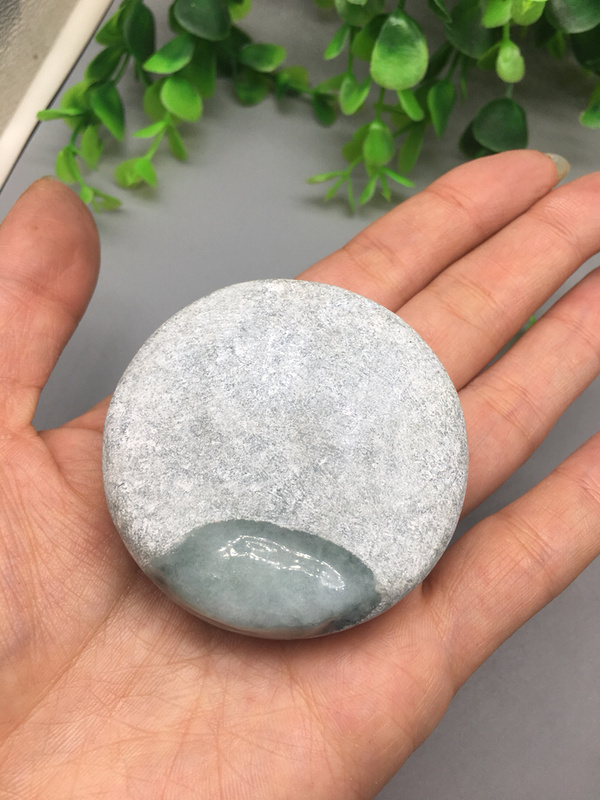 缅甸玉天然翡翠原石手镯心原料毛料手镯芯明料原石片