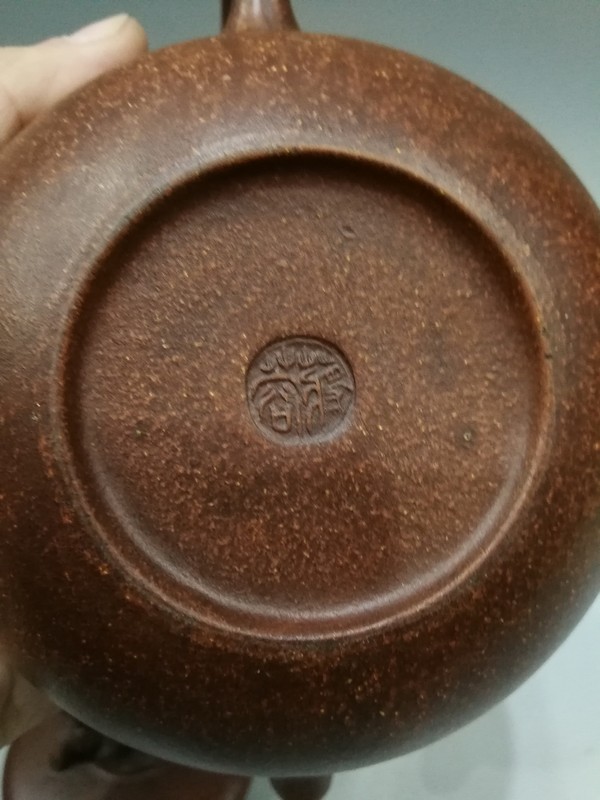 早些年民间收来的,老仙昂一把,落款清晰真假_图片_价格_评级-陶瓷