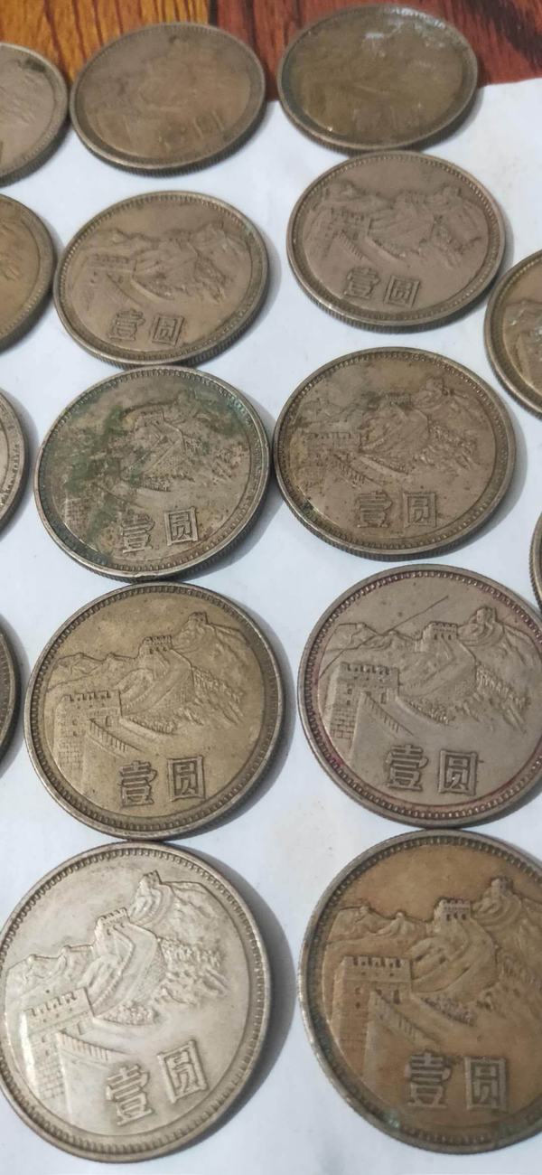 自然包浆长城币32枚无磕碰无明显划痕终真假_图片_价格_评级-硬币-爱