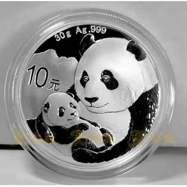 《2019年熊猫银币纪念币,30克,999纯银纪念