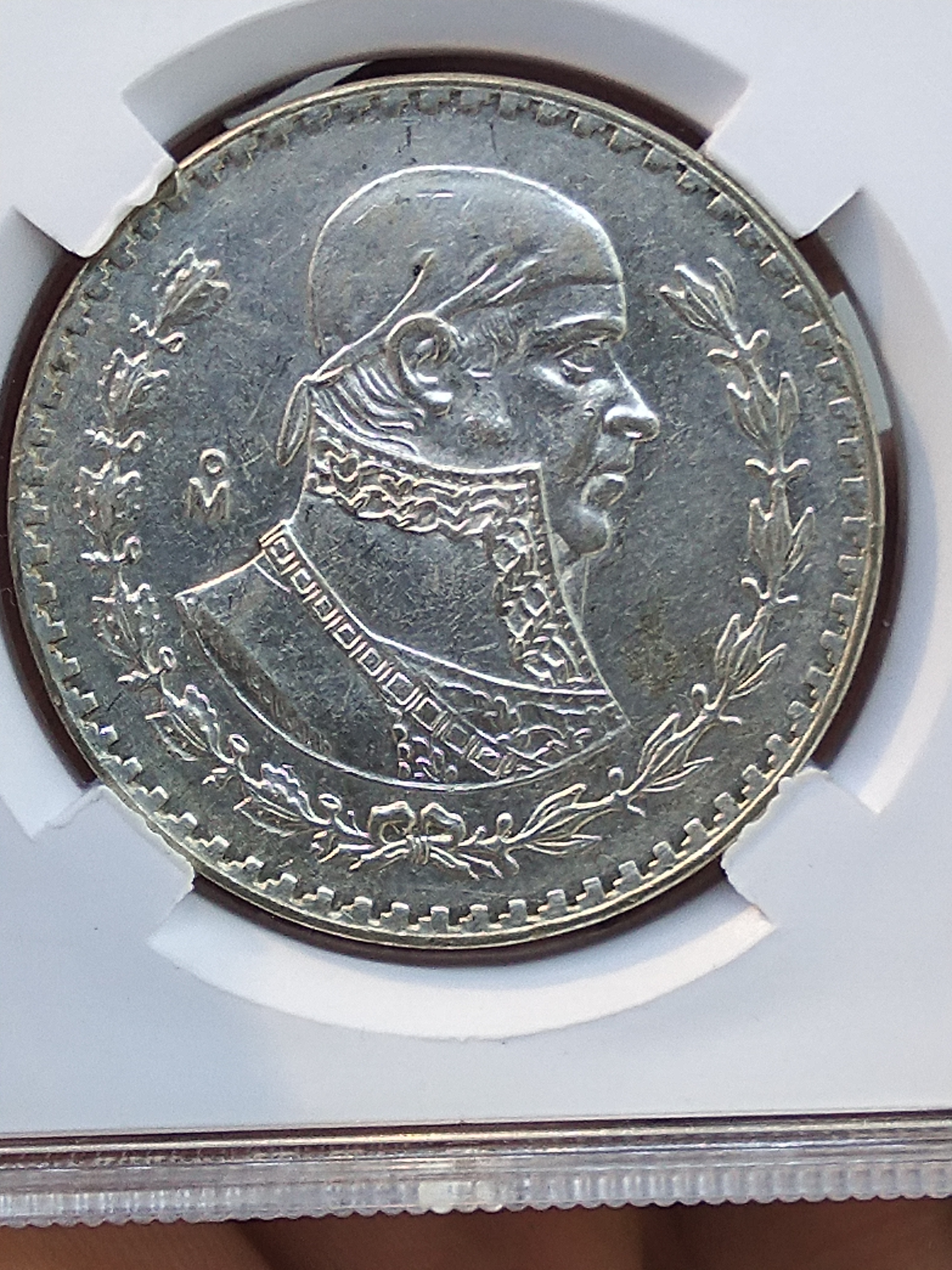 【名称】墨西哥鹰洋银币1比索