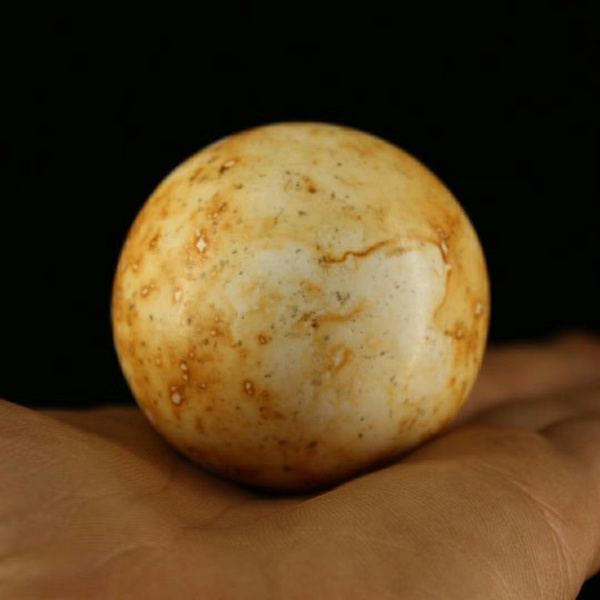 佛教无上金刚舍利子2颗小碗琉璃材质舍利子直径5厘米