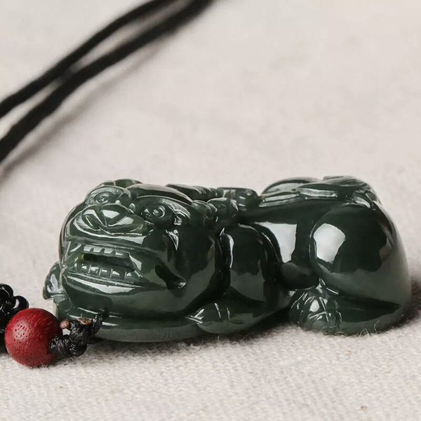 和田玉貔貅吊坠和田青玉貔貅吊坠发财辟邪保真假_图片_价格_评级-和田