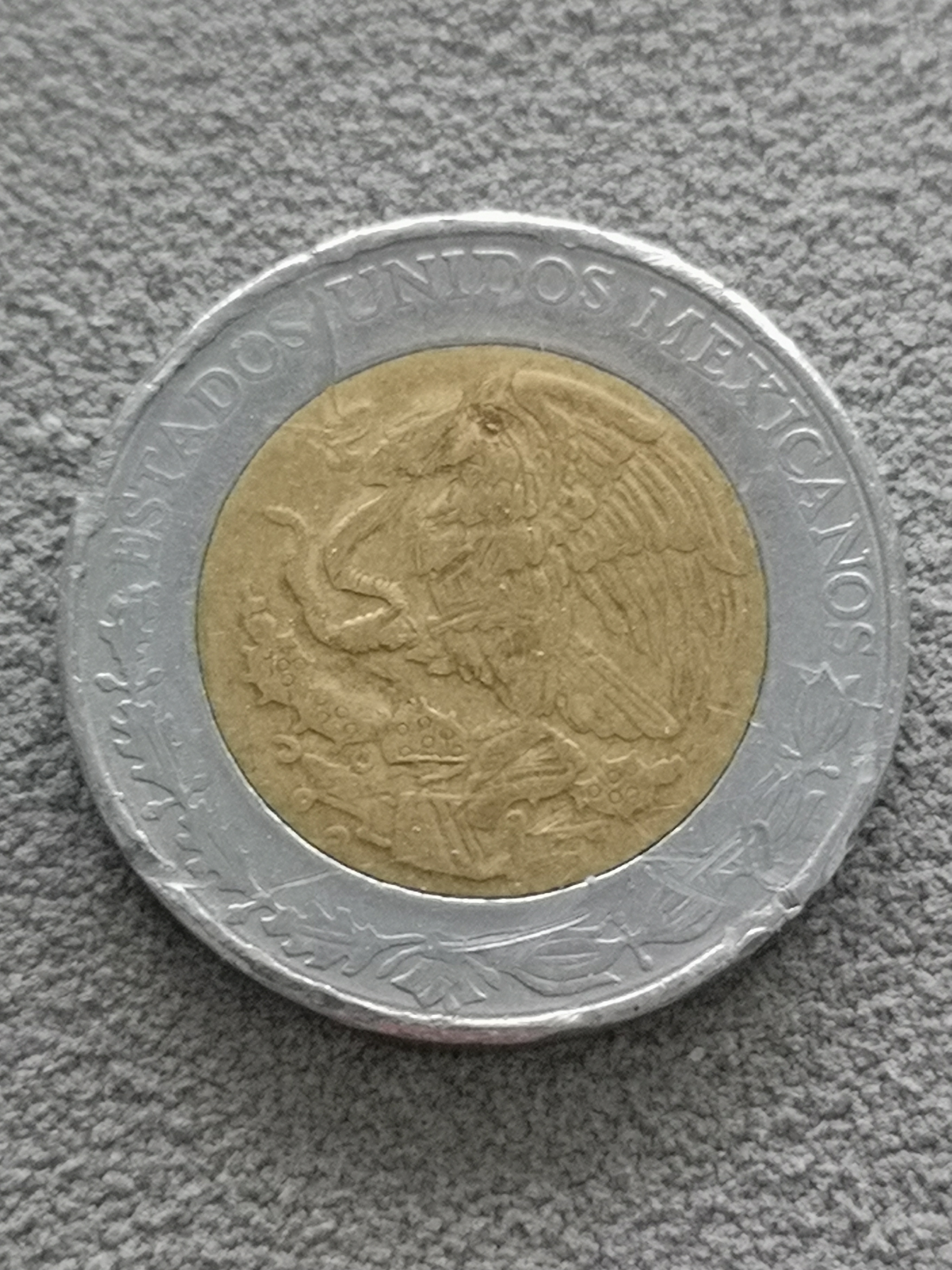 外国硬币美洲硬币墨西哥硬币10枚1比索1992年1