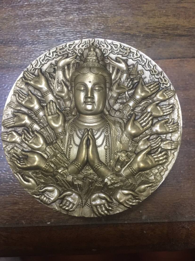 千手观音大铜章,沈阳造币厂铸造